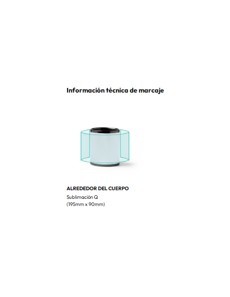 Taza negra de cerámica sublimacion con ventana