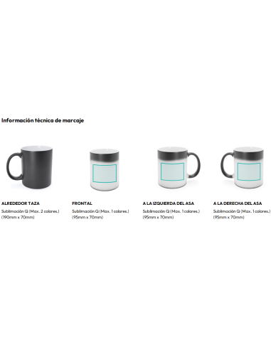 Taza mágica para sublimación