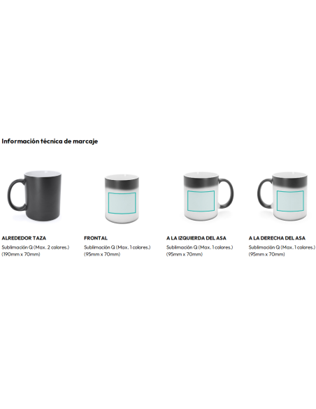 Taza mágica para sublimación