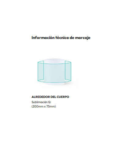 Taza cristal esmerilada o cristal opaco para sublimación