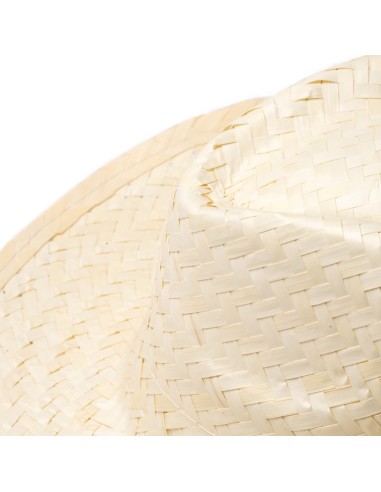 Sombrero de paja con cinta