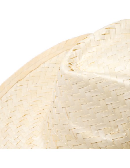 Sombrero de paja con cinta