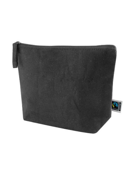 Nuevo neceser algodon negro fairtrade