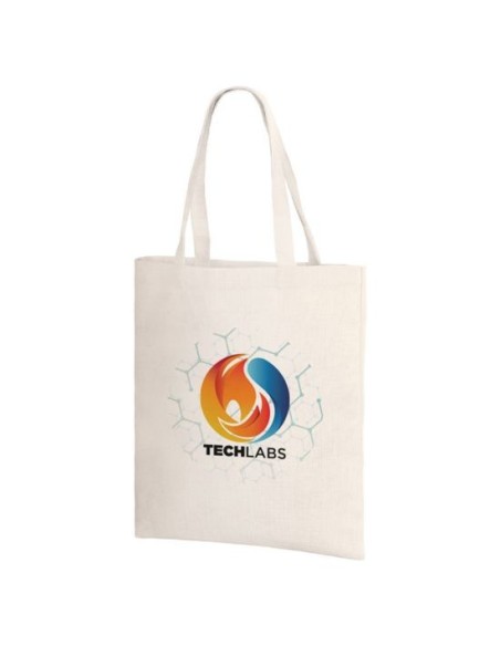 Bolsa en poliester tipo lino sublimacion