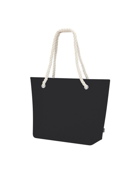 Nueva Bolsa de fieltro con asa trenzada personalizable NEGRO