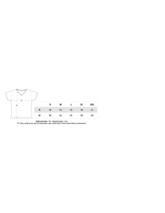 Camiseta mujer cuello pico rainbow sublimacion poliéster tacto algodon 2