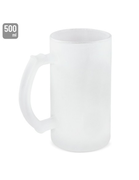 Jarra sublimacion cristal hielo 500ml