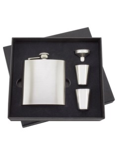 Set petaca licorera y vasos personalizable