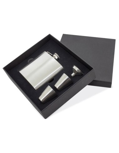 Set petaca licorera y vasos personalizable