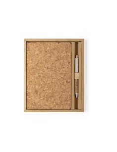 Set de libreta y bolígrafo de corcho 2
