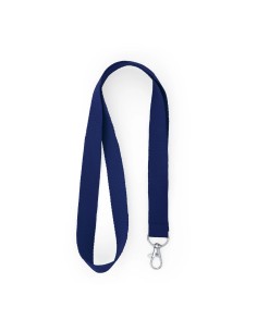 Lanyard azul marino poliester