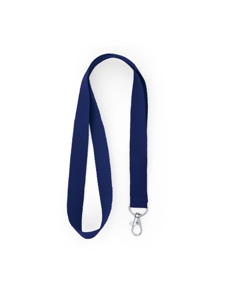 Lanyard azul marino poliester