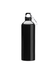 Botella aluminio negro BRILLO 800ml