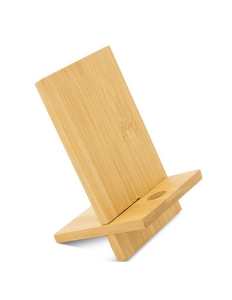 Soporte de movil entero de bambu