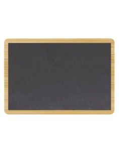Iman de madera bambu personalizable con laser 2