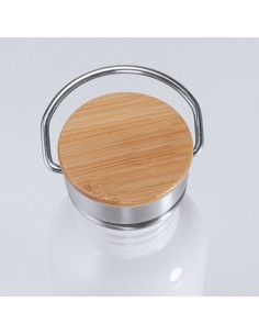 Botella acero y bambu 650ml para sublimacion 2