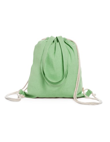 Saco mochila asa de bolsa en algodón