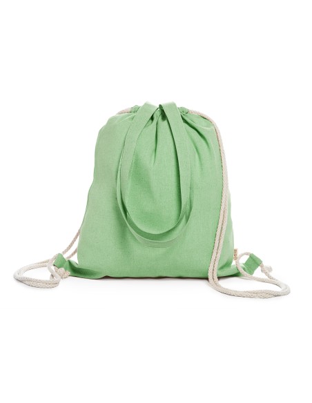 Saco mochila asa de bolsa en algodón