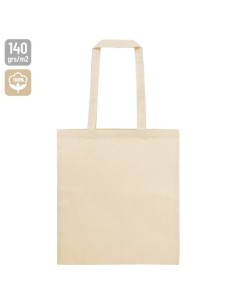 Bolsa en algodón color nature para personalizar 140gr