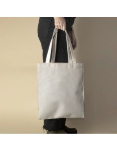 Bolsa en poliester tipo lino sublimacion
