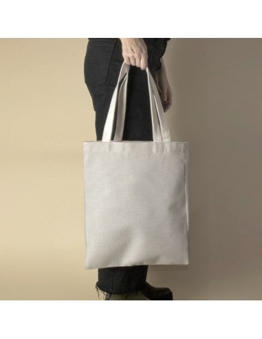 Bolsa en poliester tipo lino sublimacion