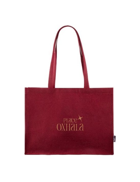 Bolsa fieltro burdeos