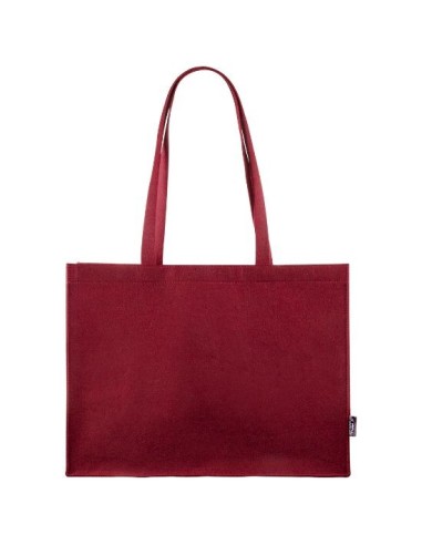 Bolsa fieltro burdeos