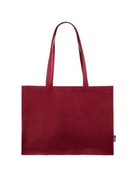 Bolsa fieltro burdeos