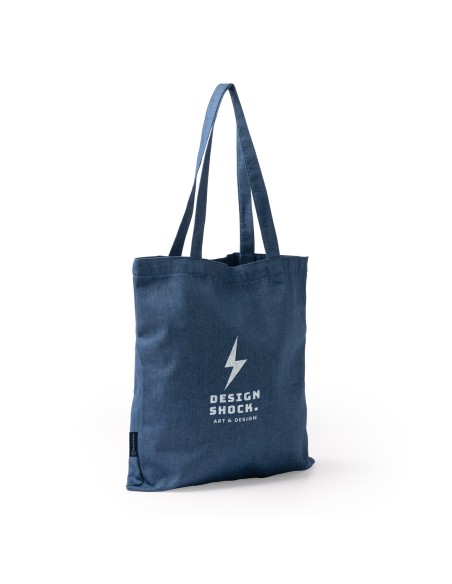 Bolsa vaquera clara personalizable