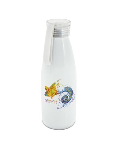 Botella de aluminio con tapa de silicona para sublimación