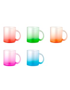 Taza cristal esmerilada o cristal opaco para sublimación