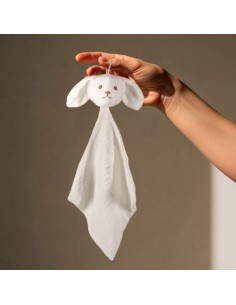 Dou Dou bebe blanco cabeza conejito 2