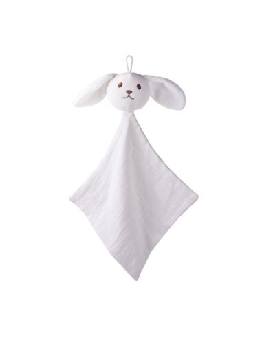 Dou Dou bebe blanco cabeza conejito
