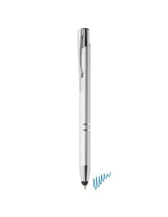 Nuevo boligrafo plata de aluminio