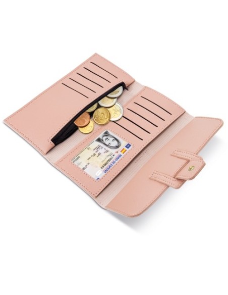 Cartera monedero rosa