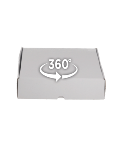 caja automontable blanca plana 21 x 5 x 25 cm