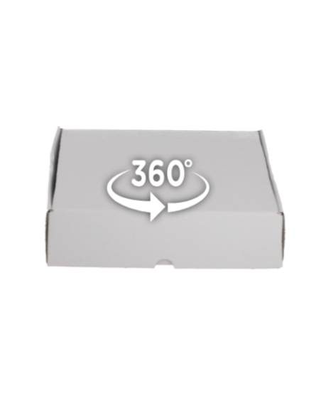 caja automontable blanca plana 21 x 5 x 25 cm