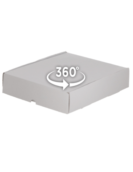 caja automontable blanca plana 21 x 5 x 25 cm