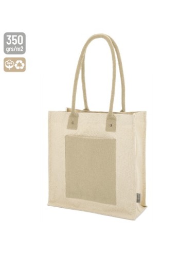 Bolsa algodon canva bolsillo