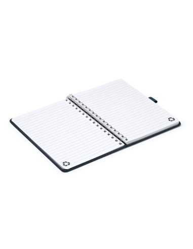 Libreta negra en poliester