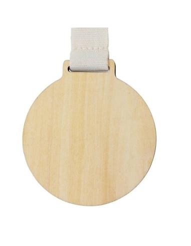 Medalla Ecológica de Madera Personalizable | Venta al por Mayor