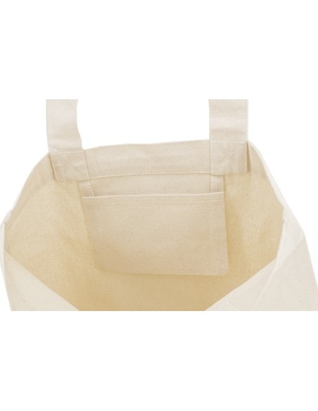 Nueva Bolsa algodon 300gr y bolsillo interior