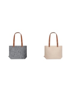 Bolsa Fieltro Marli Rpet asas de cuero