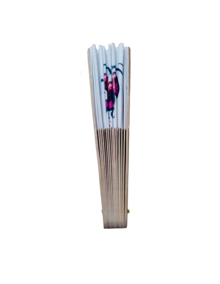 Nuevo abanico poliester 42,5x23cm personalizable