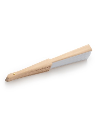 Nuevo abanico poliester 42,5x23cm personalizable
