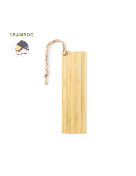 Marcapáginas bambu