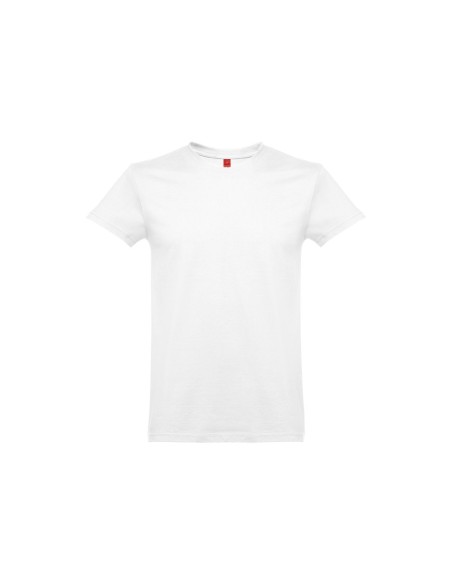 Camiseta color blanco Ankara hombre 190gr