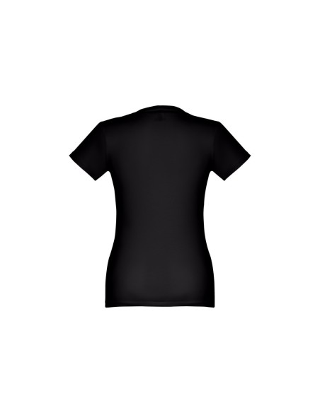 Camiseta color negro Ankara mujer 190gr