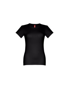 Camiseta color negro Ankara mujer 190gr