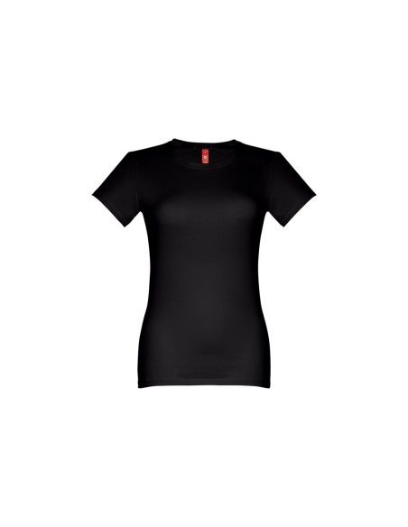 Camiseta color negro Ankara mujer 190gr